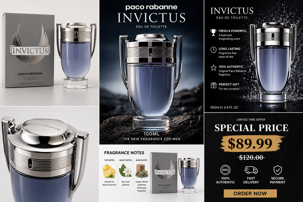 Paco Rabanne Invictus EDT 100ml – Men’s Fragrance